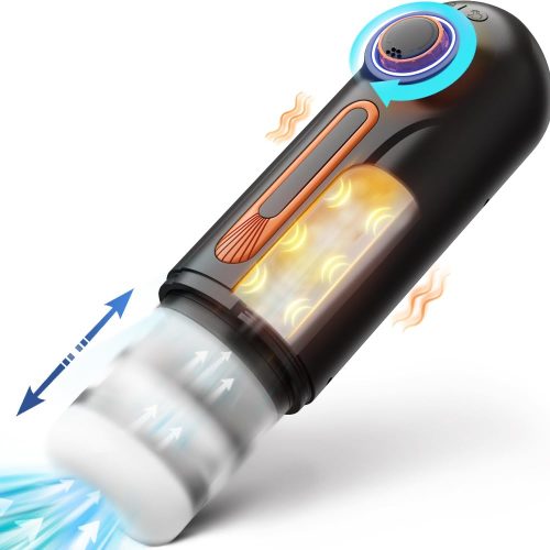 Automatic Male Masturbation Cup with Push, Suck, Vibrate, Heat and Sexy Sound Mode Male Fetcher